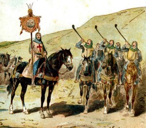 10b - Középkori trombitások - liitus hangszeren.